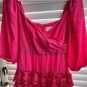 Lovers & Friends Hot Pink Minidress